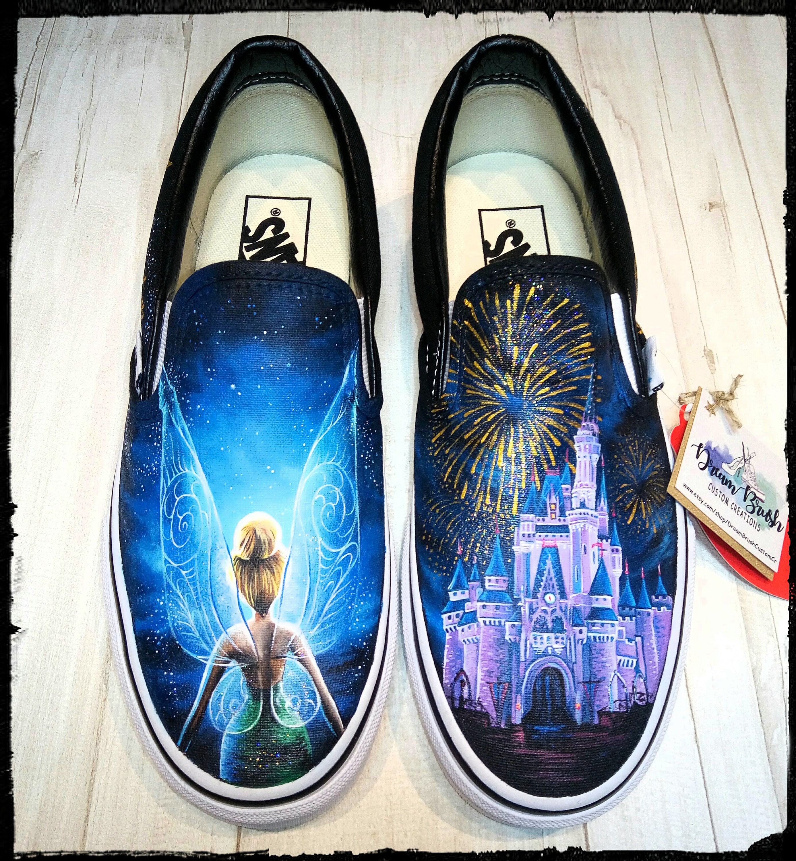 Disney Shoes Hand Painted Wedding Shoes Disney - Etsy