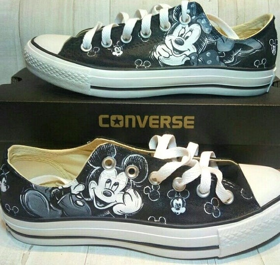 converse mickey mouse shoes