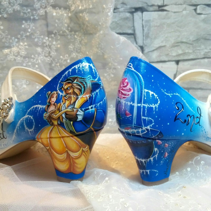 beauty and the beast heels