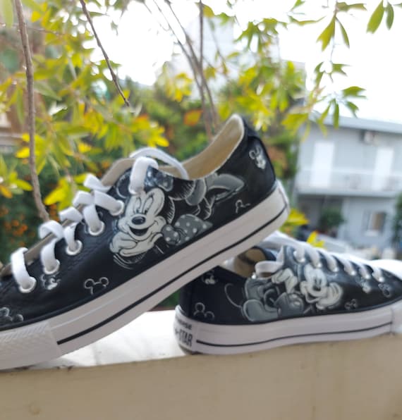 Disney Themed Shoes Hand Painted Shoes Custom Converse 