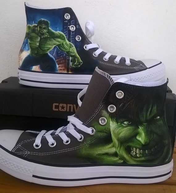 incredible hulk converse shoes