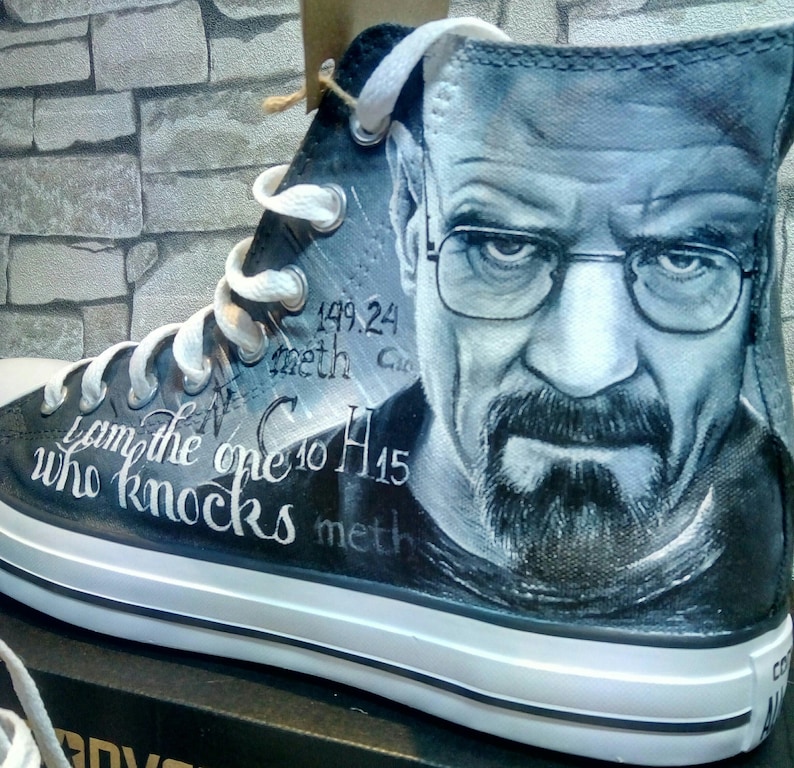 Breaking Bad Custom hand painted Converse shoes,hand painted shoes,Breaking Bad shoes, custom converse shoes,custom vans shoes,breaking bad Breaking Bad Custom hand painted Converse shoes,hand painted shoes,Breaking Bad shoes, custom converse shoes,custom vans shoes,breaking bad