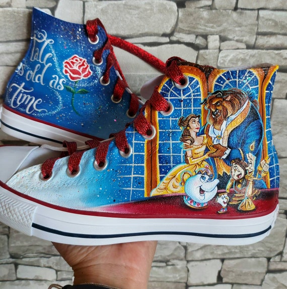 Disney Shoes beauty and the Beast Shoes beauty and the Beast Etsy