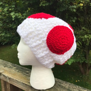 Toad Hat / Mushroom Beret / Toadstool 