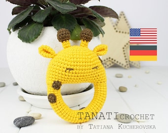 CROCHET PATTERN crab Rattle tutorial PDF File | Etsy