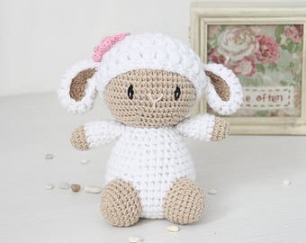 Crochet Sheep Toy Pattern, Amigurumi Lamb (PDF Tutorial)