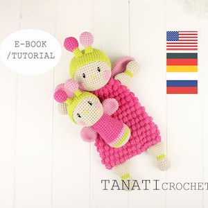 Сomforter & Rattle BUTTERFLY | Security Blanket | Crochet Lovey | Lovey Blanket PDF Crochet Pattern