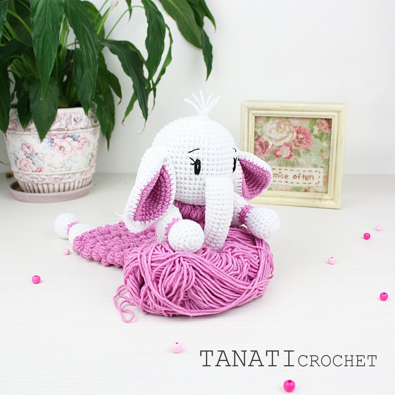 Сomforter & Rattle ELEPHANT Security Blanket Crochet Lovey Etsy UK