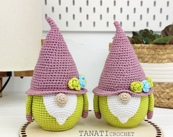 Crochet pattern “SPRING GNOME”/toy gnome/gnome decor/crochet gnome