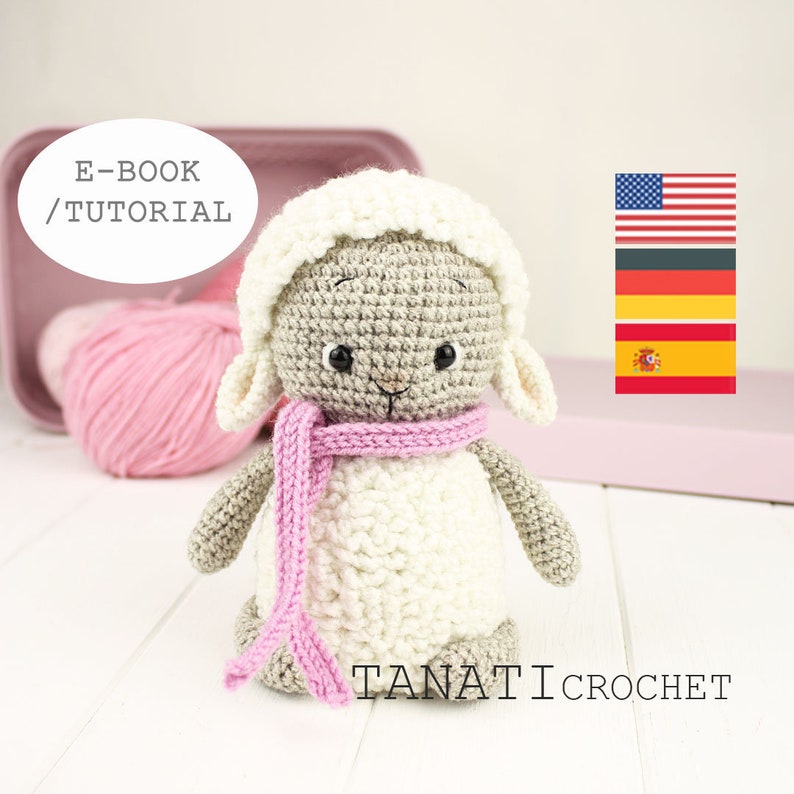 Crochet Pattern little LAMB tutorial PDF File Etsy