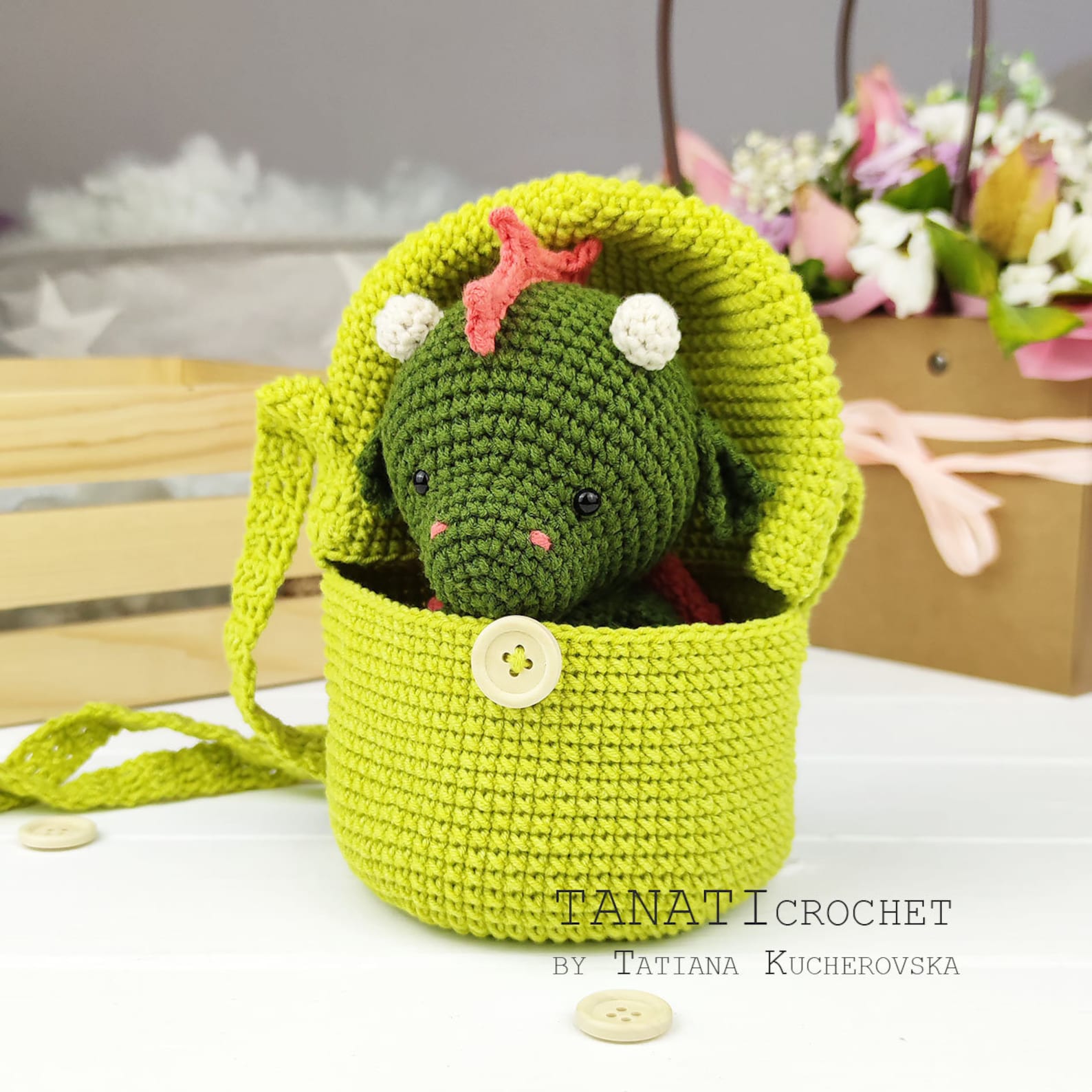 Dragon Crochet Pattern/hatching Bag/amigurumi Crochet Pattern Etsy