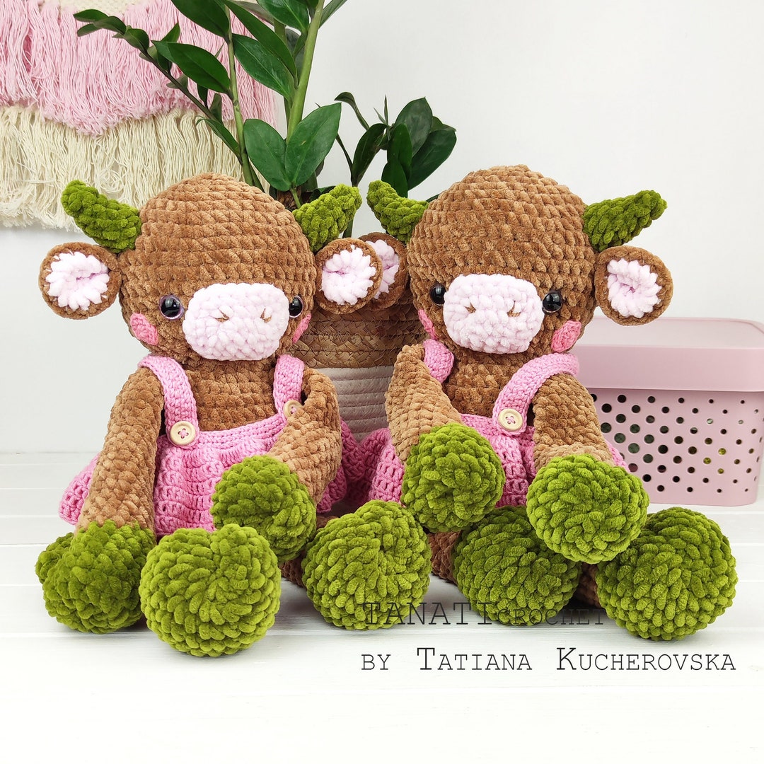 Cow Crochet Pattern/plush Cow (tutorial, PDF File) - Etsy
