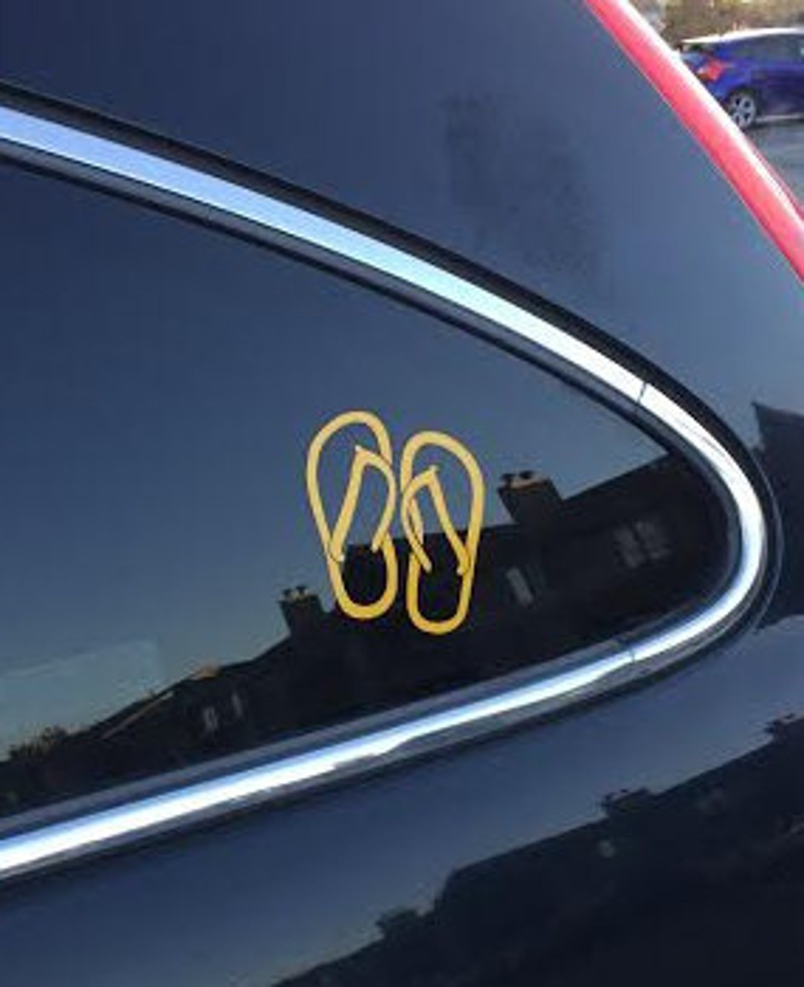 Flip Flop Fun Tropical Car Window Decal FREE SHIPPING Etsy