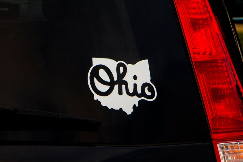 Script OHIO Car Window Decal FREE SHIPPING Etsy