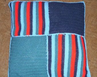 Squares and Stiripes cushion