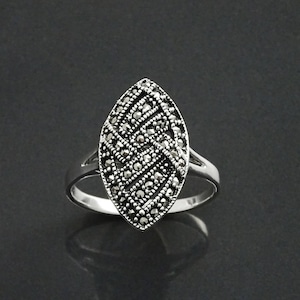 Marcasite ring vintage hot sale