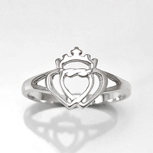 Coeur De Vendée Ring, Sterling Silver, Coeur Vendéen, Double Heart ...