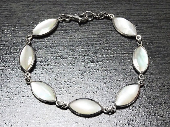 Jewelryonclick Mujer NA Plata Talla Ovalada Blanco