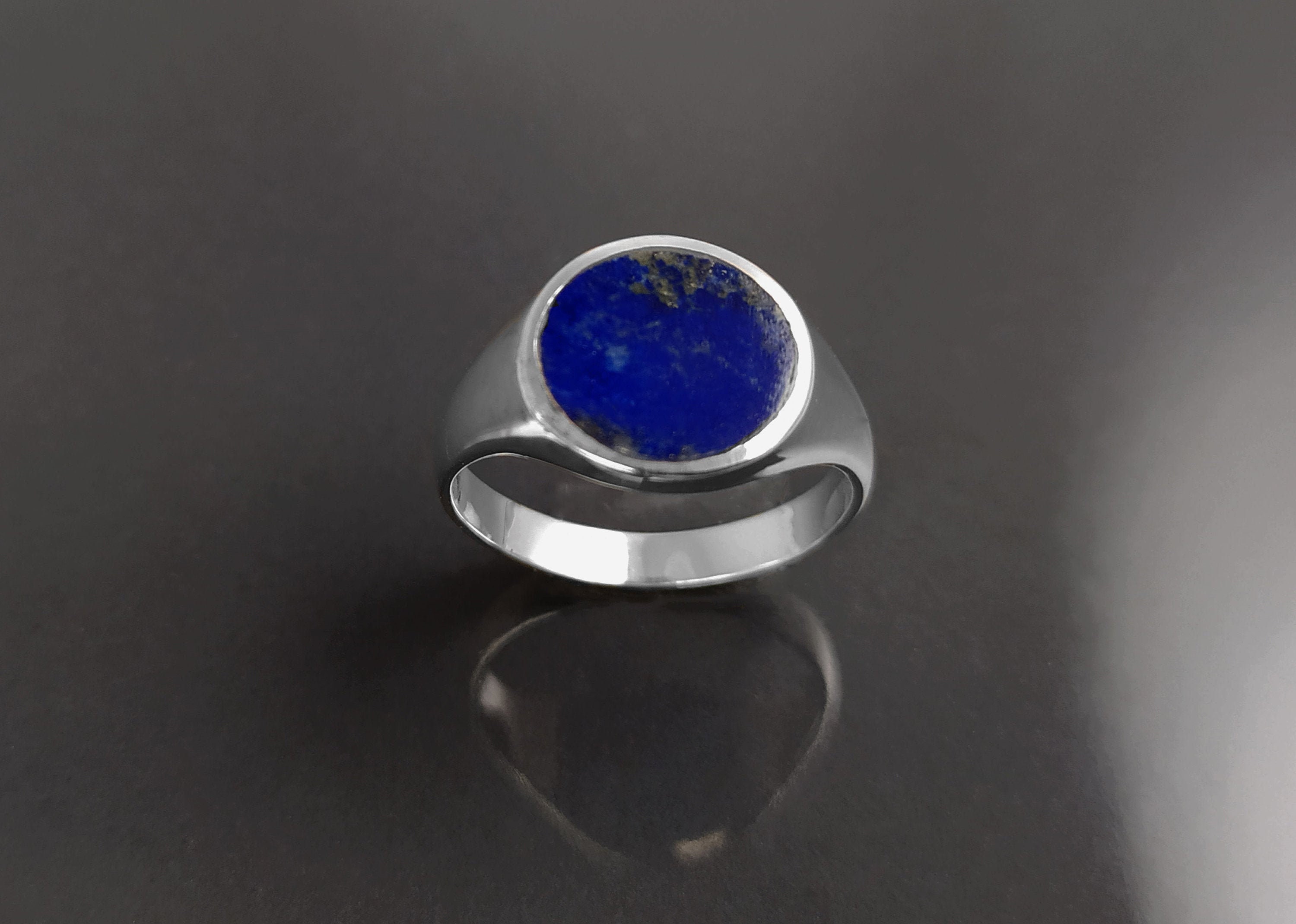 Details about Lapis Lazuli Men's ٍStatement Ring Silver Blue Stone Custom Signet Band Jewelry Details about Lapis Lazuli Men's ٍStatement Ring Silver Blue Stone Custom Signet Band Jewelry