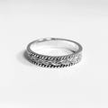 Sterling Silver Celtic Braided Band Ring, Handmade Hipster Ring, Wedding jewelry