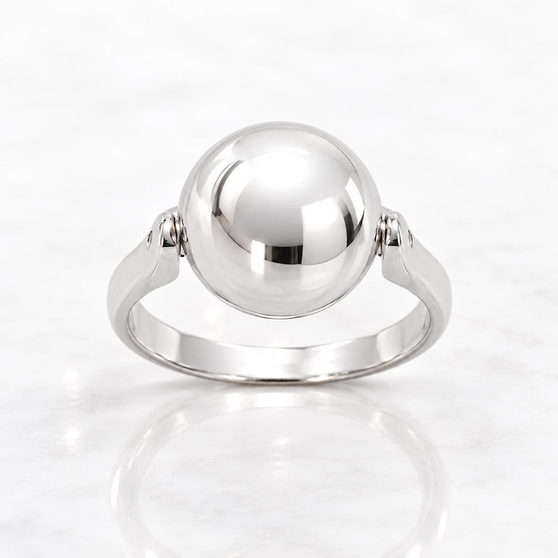 Single Ball Stack Ring - Etsy