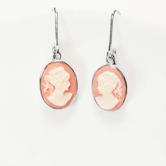 Boucles D'oreilles Pendantes Dormeuses Argent 925 Et Onyx Noir (atelier Lunaire)