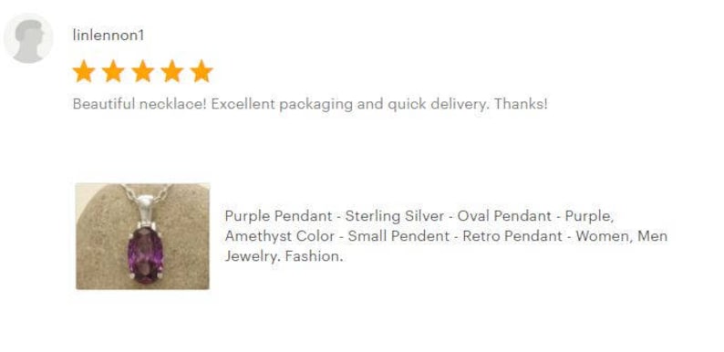 May include: A purple oval pendant necklace made of sterling silver. The pendant is small and has a retro style. The pendant is on a white background.