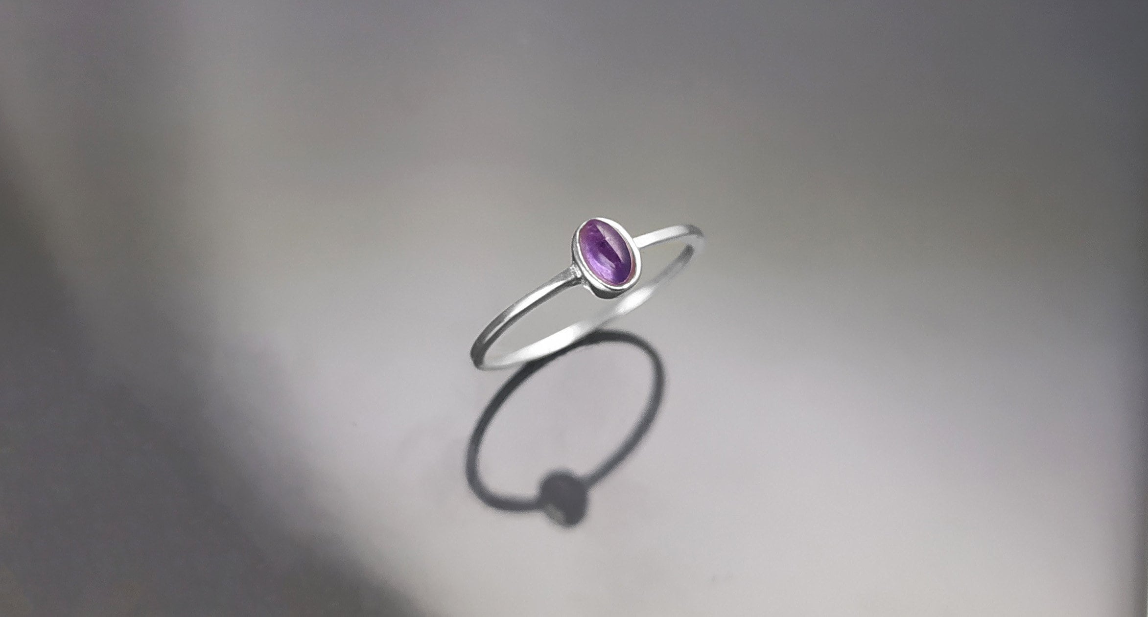 Bypass Swirl Amethyst And Diamond Engagement Ring - Portfolio - Durham Rose