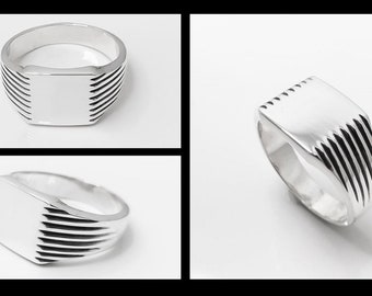 SIGNET RING シルバー925 真鍮無垢 コーラルレッド 11号 SIGNET RING シルバー925 真鍮無垢 コーラルレッド 11号