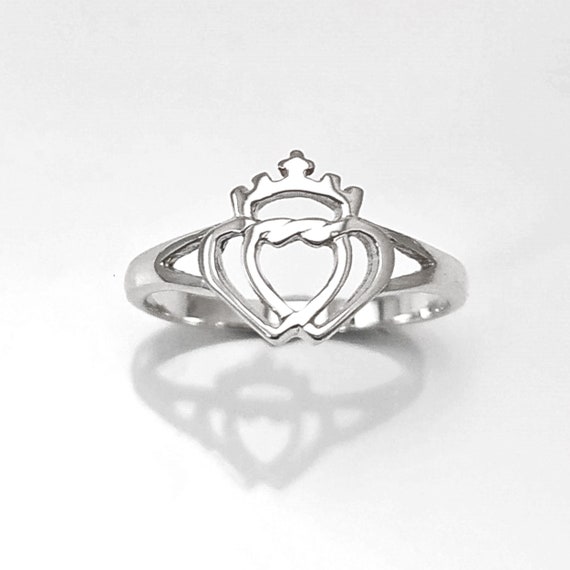 Coeur De Vend e Ring Sterling Silver Coeur Vend en Double Heart