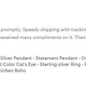 Pendentif pierre violette, bijou moderne argent 925, avec pierre ovale oeil de chat couleur améthyste mauve forme, cadeau femme image 5