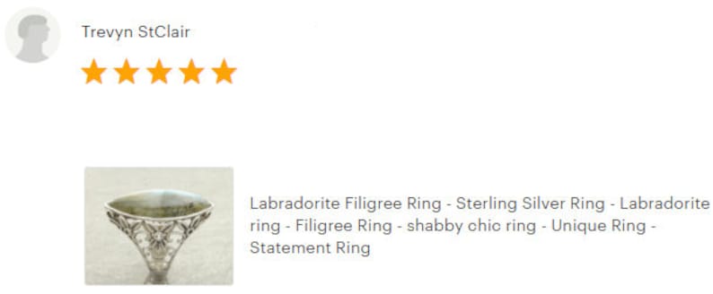 Labradorite Filigree Ring Sterling Silver Ring Green Labradorite ring Filigree Ring Boho chic ring Unique Ring Statement Ring 画像 9