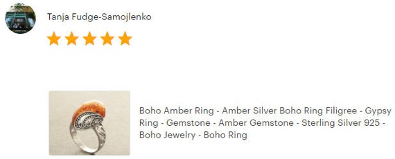 R-001 grosser Bernstein-Ring Silber-925 kognac schlicht modern