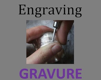 Engraving ring :  Name + Date or 2 Names (Date) inside OR Outside 1 to 3 LETTERS on top of signet ring (Leave message)