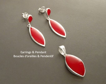 Red Stones Jewelry