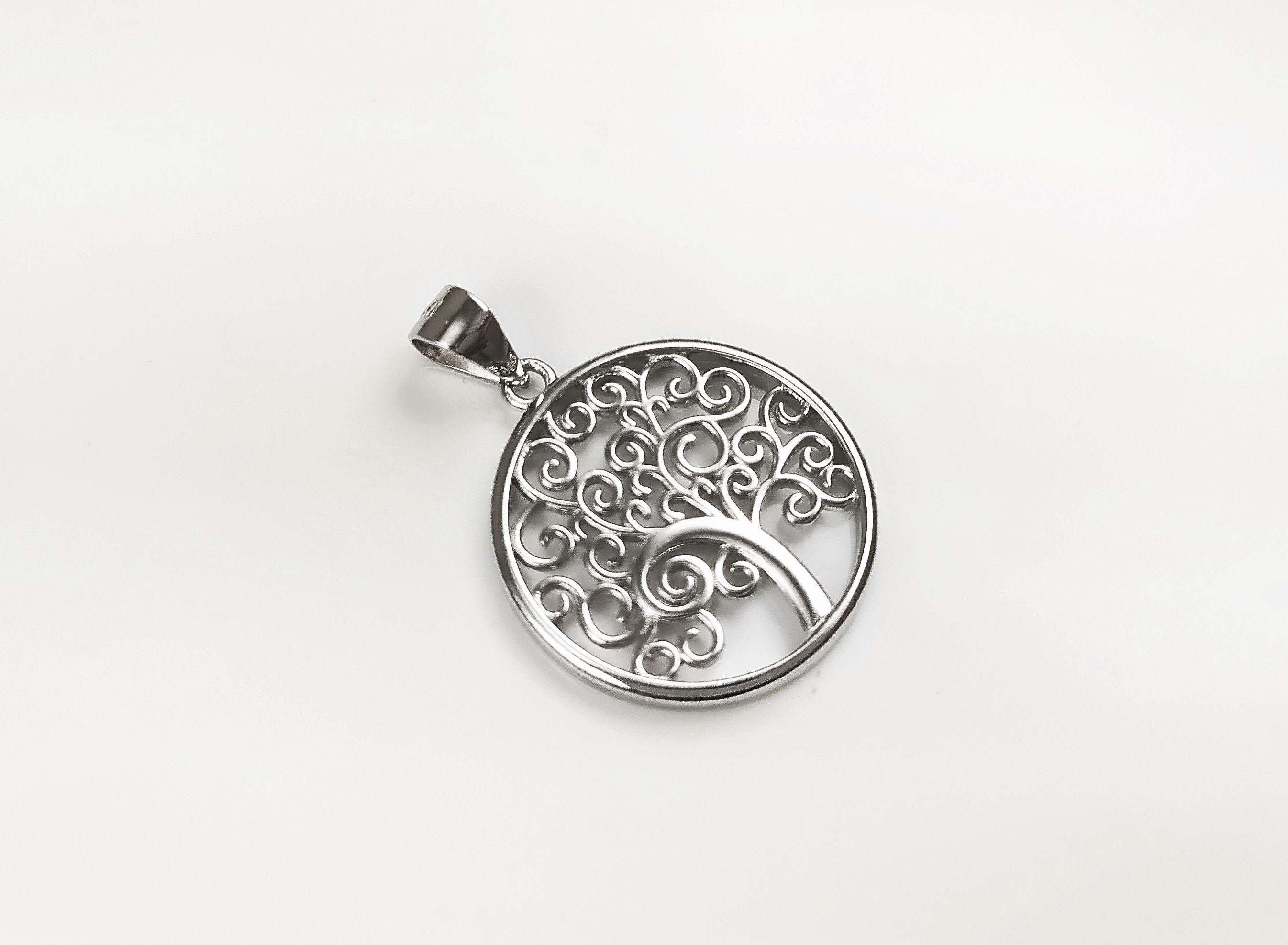 Tree of Life Necklace, Sterling Silver, Filigree Necklace