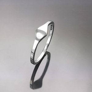 Stackable Curved Ring by KRAMIKE • Sterling Silver • Minimalist ...