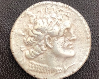 Egypt The Ptolemies Hellenistic after Alexander III fall Greece Greek Tetradrachm coin Jewelry Jewelries Solid Silver coin Xmas gift Eagle
