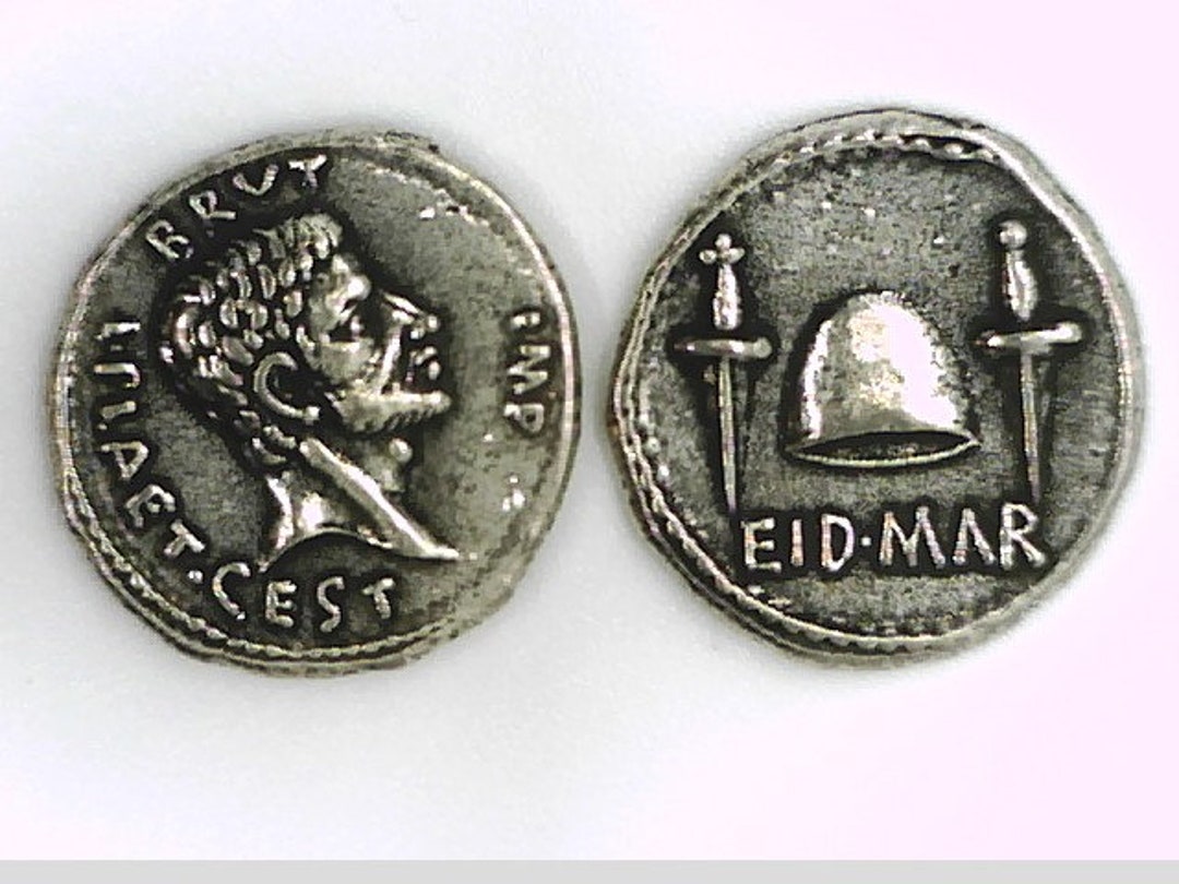Ides Of March Denarius Coin For Sale Roman Empire Emperor Brutus Denarius Northern Greece Mint Coin Liberty