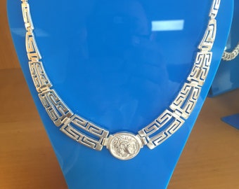 King Alexander The Great Lysimachus Sterling Silver 925 Jewelry Necklace Choker coin Xmas gift Christmas Present