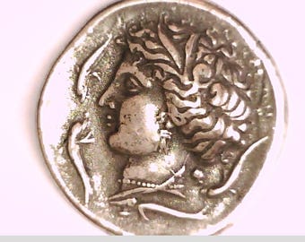 Greece Greek Italy Italia Sicily Syracuse Large Dekadrachm Arethusa Chariot Quadriga ancient coin Museum Remake coin www.2rookscoins.com