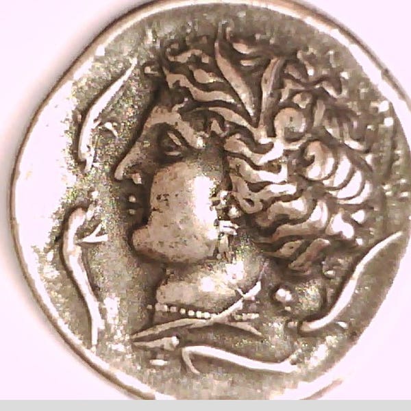 Greece Greek Italy Italia Sicily Massive Large Dekadrachm Arethusa Chariot Quadriga ancient coin Museum Remake coin www.2rookscoins.com