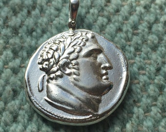 The famous Sterling Silver Judas Shekel coin Jewish Judaean Eagle Tyre Jewelry Pendant Necklace coin Xmas gift Present Passover Pasha