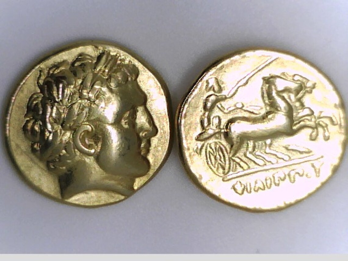 Greece Greek Macedon King Philip II Alexander The Great Father Etsy