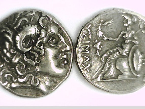 古代ギリシャ マケドニア アレクサンダー大王 ドラクマ銀貨/ローマ