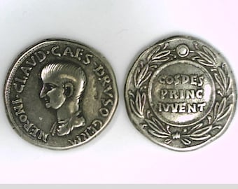 Roman Empire Imperial Emperor Nero Ephesus Cistophoric Tetradrachm coin Wreath Xmas Christmas Gift Education Birthday Present Passover