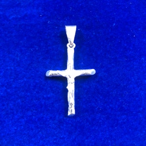 Jesus Christ Crucifix Sterling Silver 925 Cross Jewelry Pendant ...