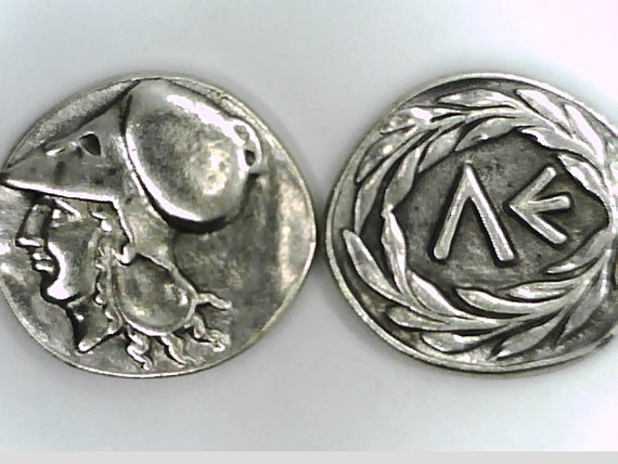 ギリシャ ギリシャのスパルタ レオニダス ファンタジーコイン 表面には