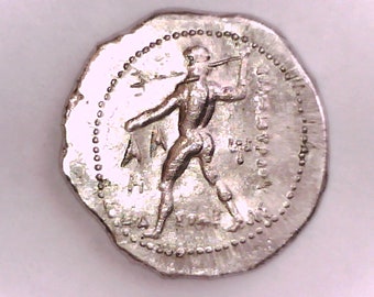 Greece Greek Cyprus Salamis Demetrios The Besieger Poliorketes Tetradrachm Poseidon Trident Sea Prow of Galley Christmas Xmas Gift Present