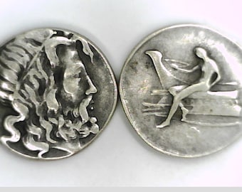 Greece Greek Macedon Amphipolis King Antigonos III Tetradrachm Sea God Poseidon Apollo Prow of Galley Alexander Gift Mythogy History coin
